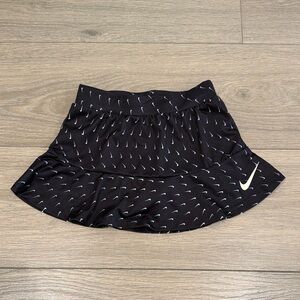 NIKE Black Colorful Swoosh Girls Mini Active Skort Skirt Size 3T‎